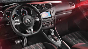 2012 Volkswagen Golf GTI cabriolet tartan interior