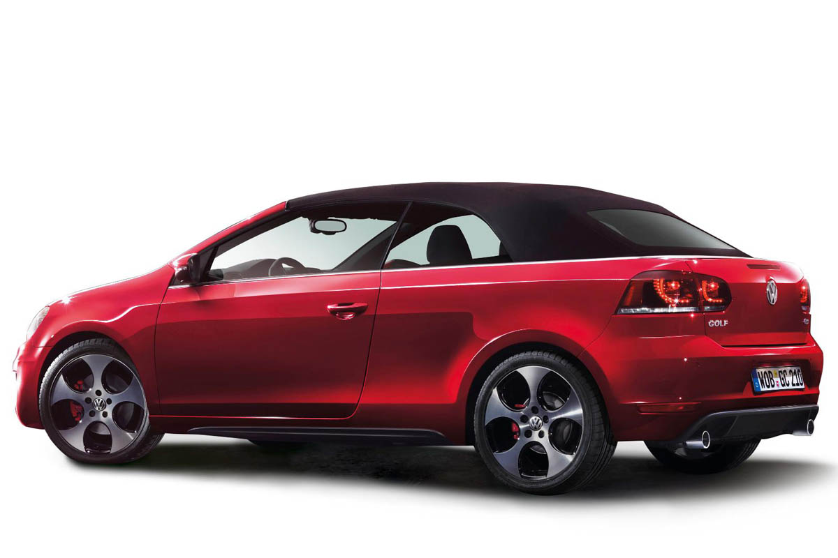 2012 Volkswagen Golf GTI cabriolet roof up