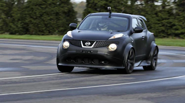 Nissan Juke-R on track