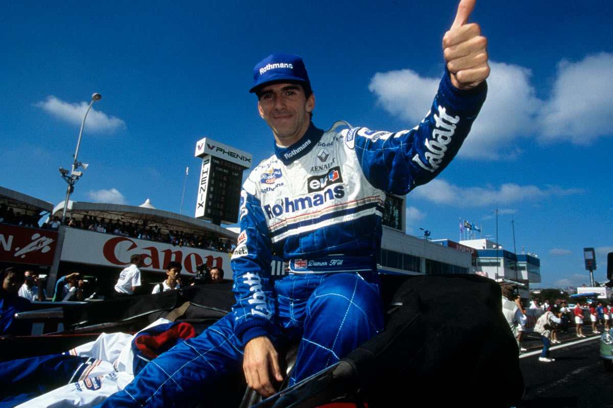 Damon Hill, Mark Blundell, Perry McCarthy, Julian Bailey, Martin Donnelly and David Brabham
