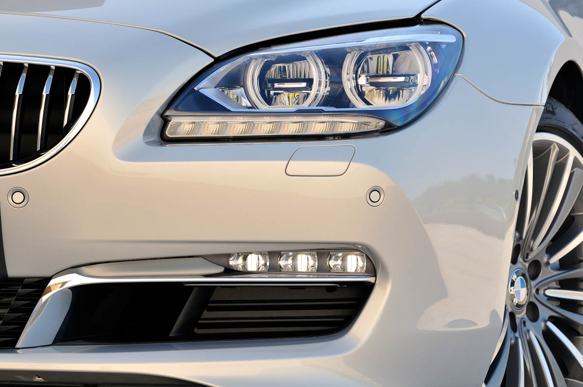 BMW 6-series Gran Coupe headlights LEDs