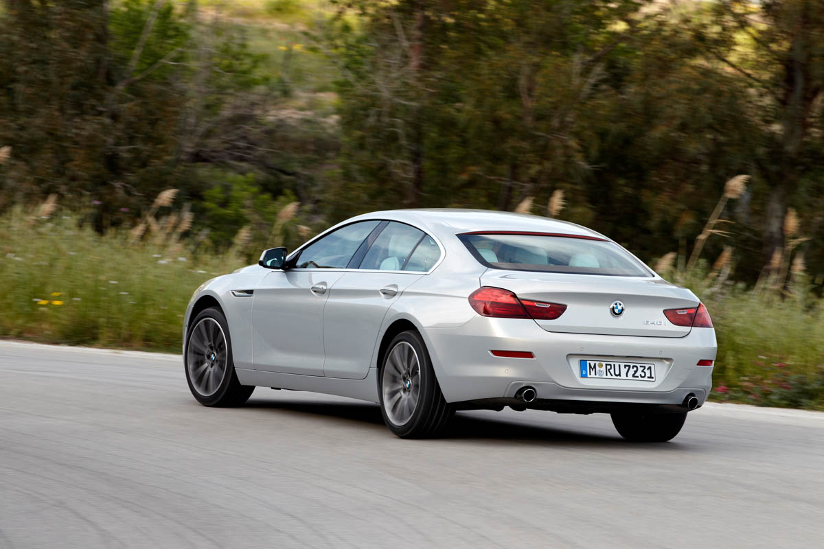BMW 6-series Gran Coupe rear cornering picture