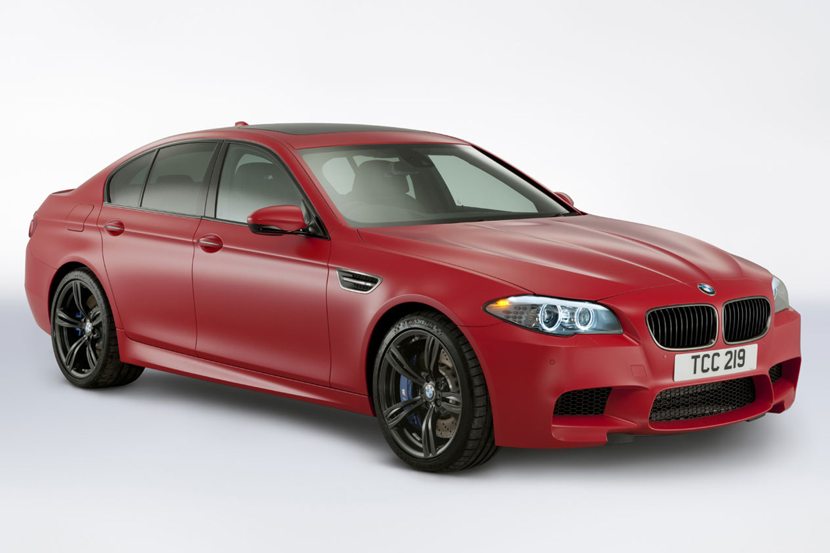New BMW M5 M Performance Edition frozen red