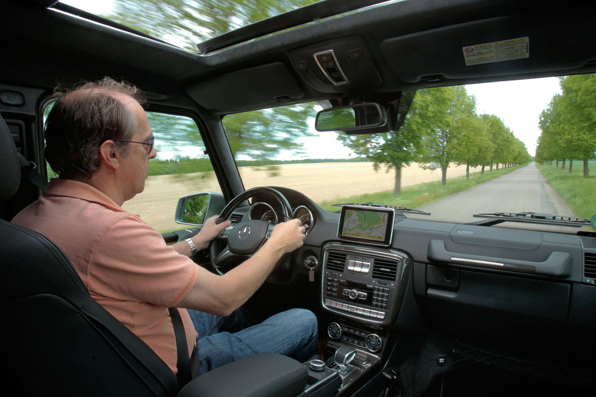 Mercedes-Benz G63 AMG driving