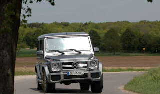 Mercedes-Benz G63 AMG cornering
