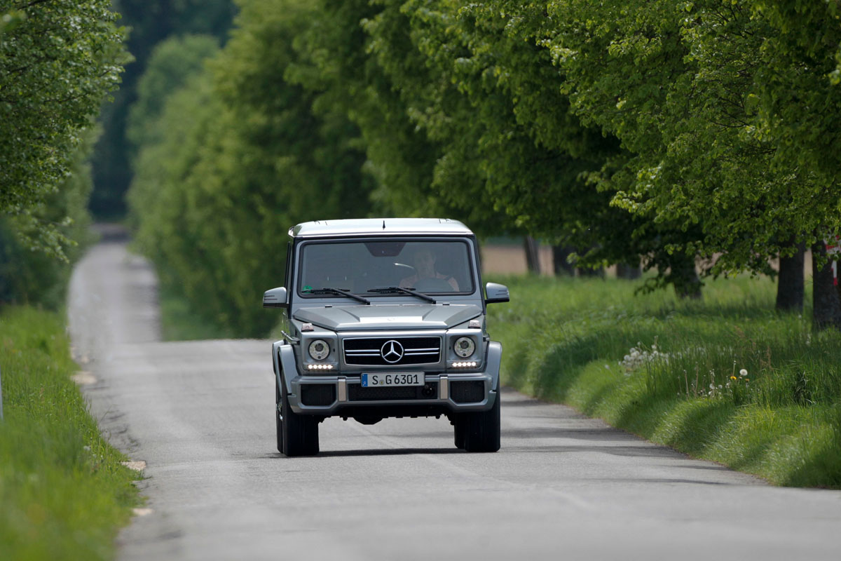 Mercedes-Benz G63 AMG driving