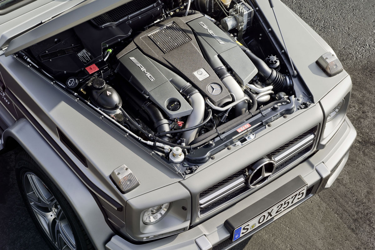 Mercedes-Benz G63 AMG engine