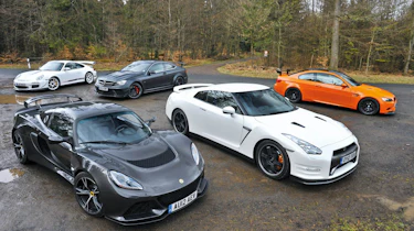 Lotus Exige S V6 Nurburgring group test