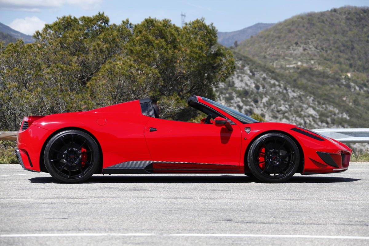 Ferrari 458 Spider Monaco Edition by Mansory side profile