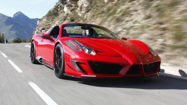 Ferrari 458 Spider Monaco Edition by Mansory front tracking