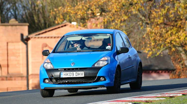 Renaultsport Clio 200 Cup racing blue trackday