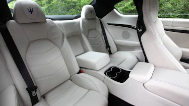 2012 Maserati GranTurismo Sport rear seats