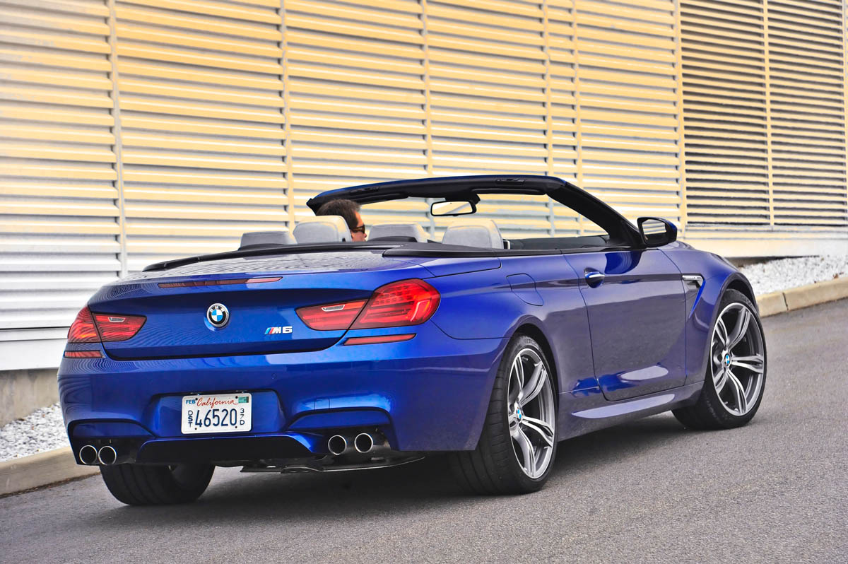 2012 BMW M6 Convertible roof down