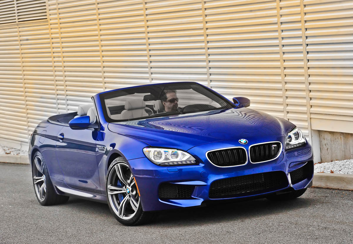 2012 BMW M6 Convertible roof down