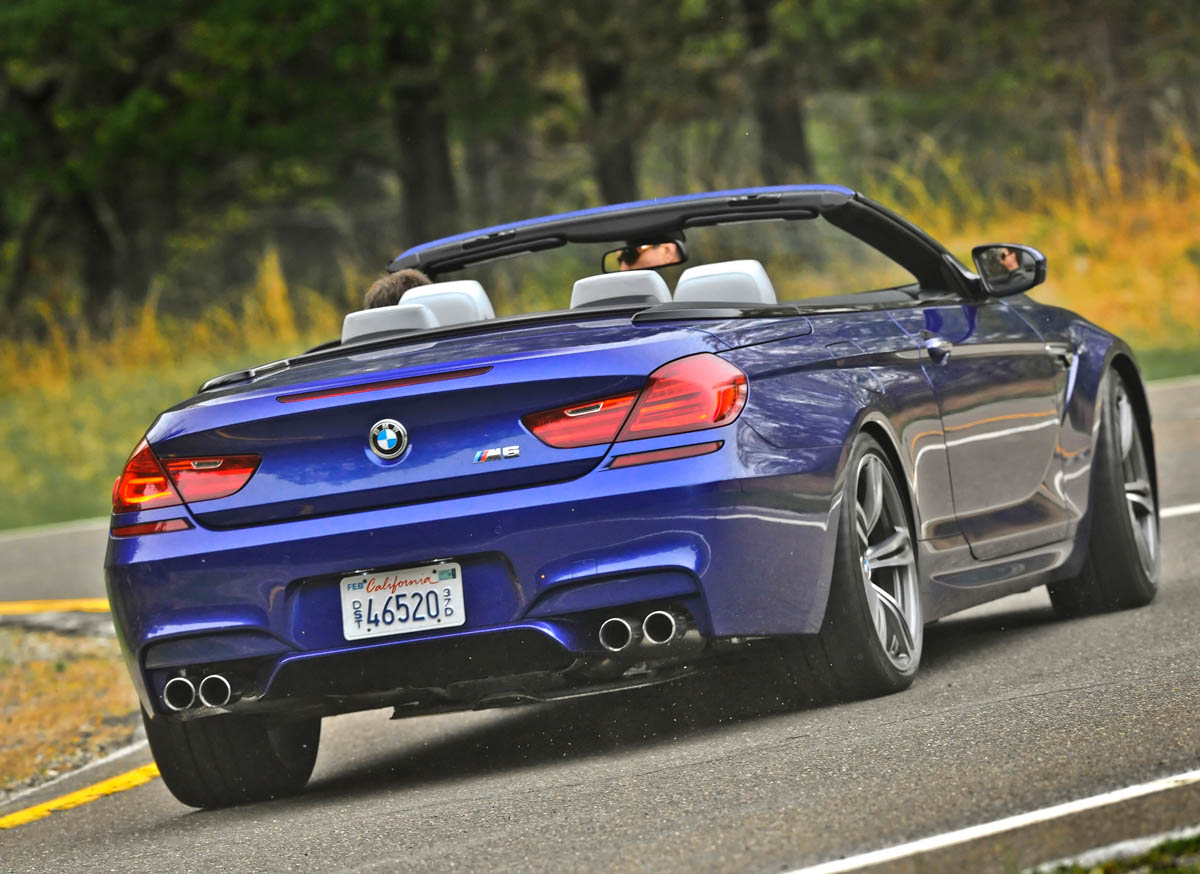 2012 BMW M6 Convertible rear cornering