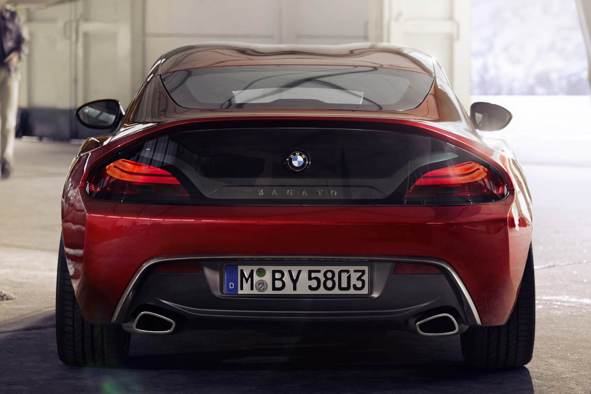 2012 BMW Zagato Coupe news and pictures glass rear