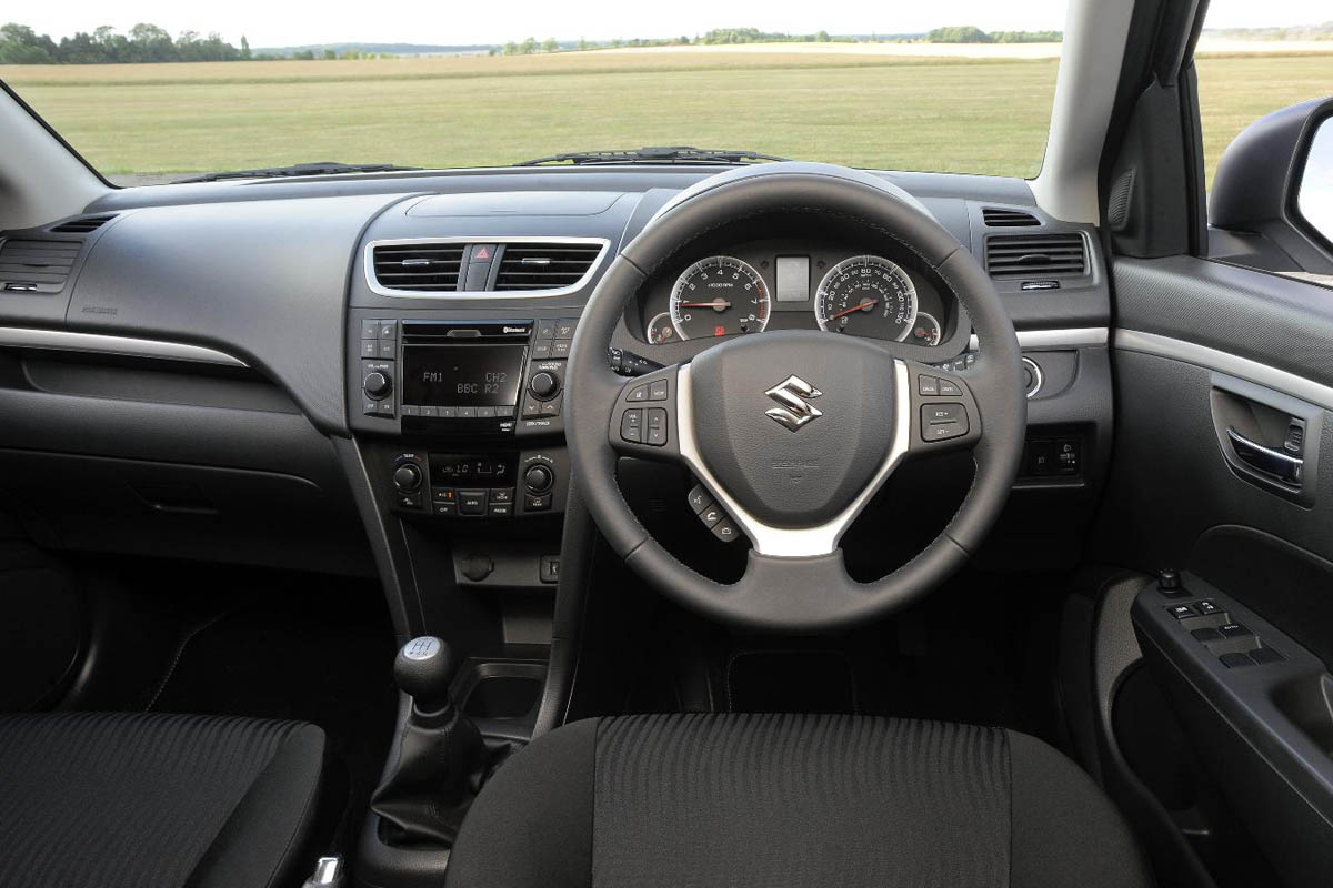 2012 Suzuki Swift Attitude interior dashboard inside