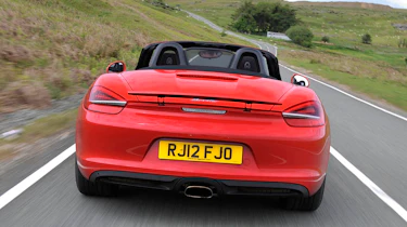 2012 Porsche Boxster 2.7 rear spoiler up