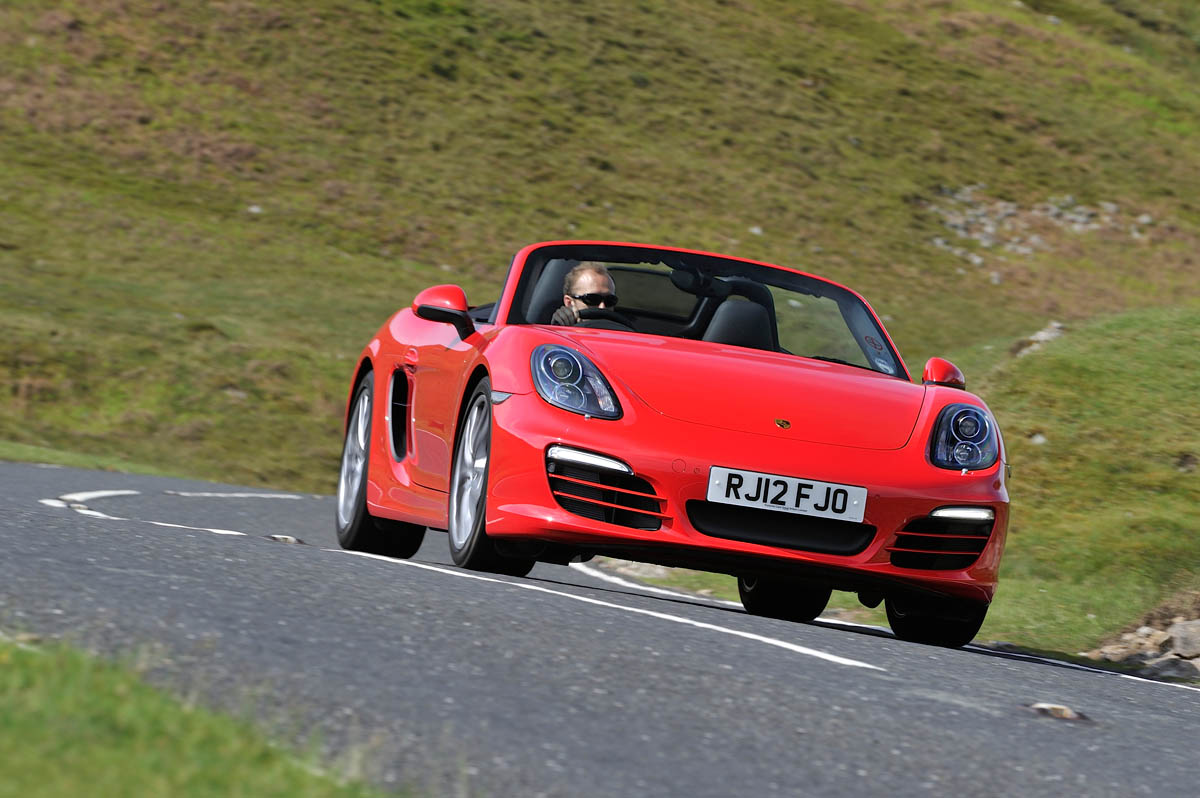 2012 Porsche Boxster 2.7 cornering