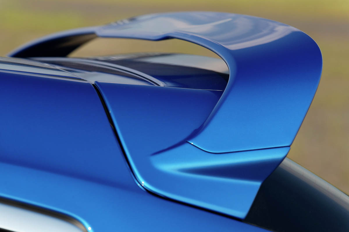 2012 Vauxhall Astra VXR bi-plane rear spoiler aero pack