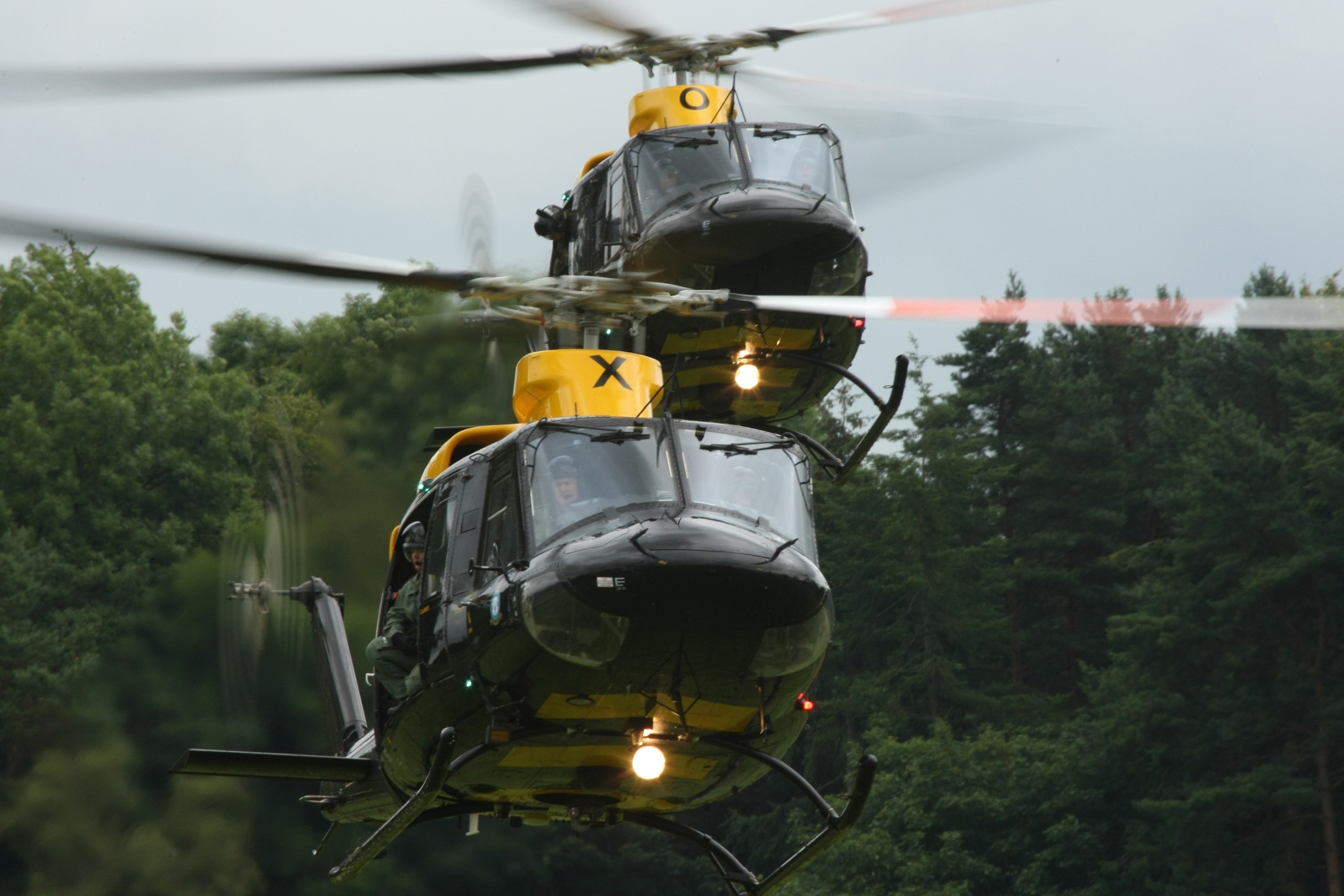 2012 Cholmondeley Pageant of Power helicopters