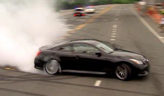 Vettel drives the New Jersey race circuit