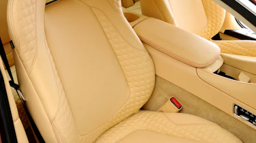New Aston Martin Vanquish quilted leather seats