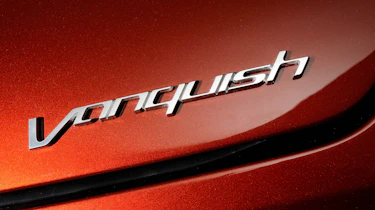 2012 Aston Martin Vanquish name badge