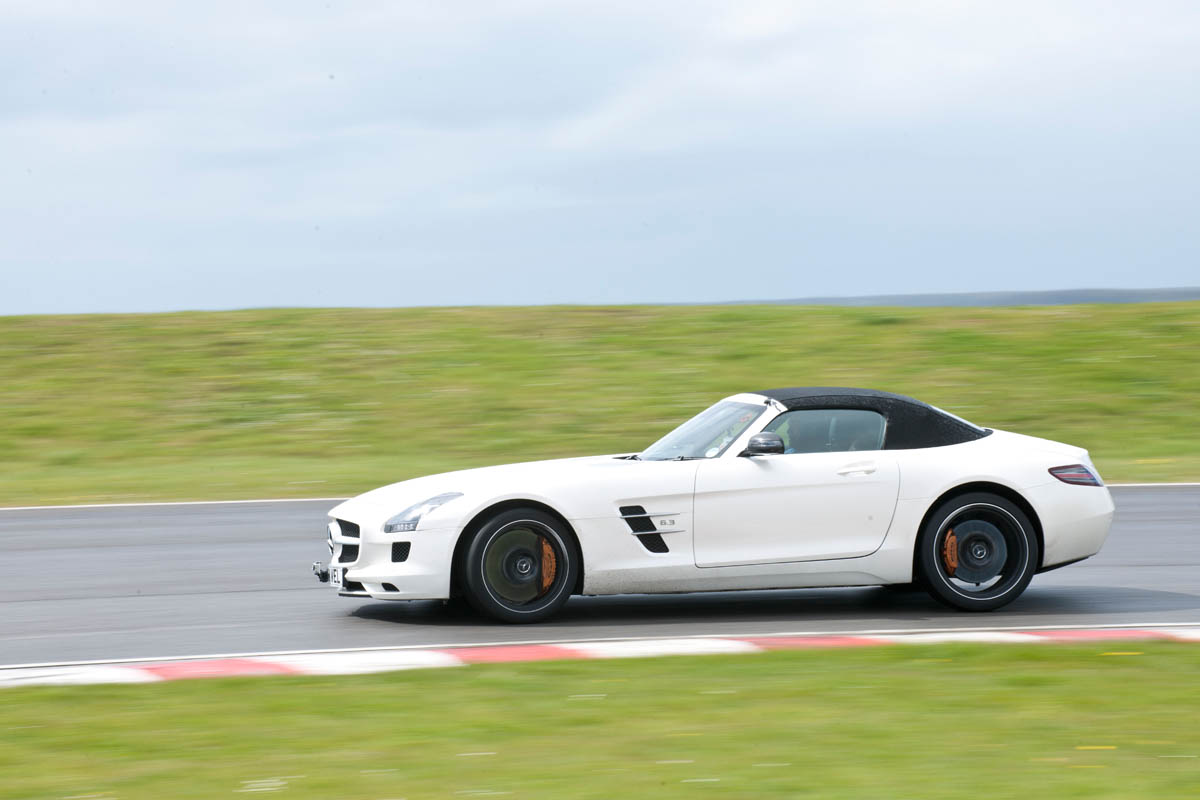 Mercedes-Benz SLS AMG Roadster on track