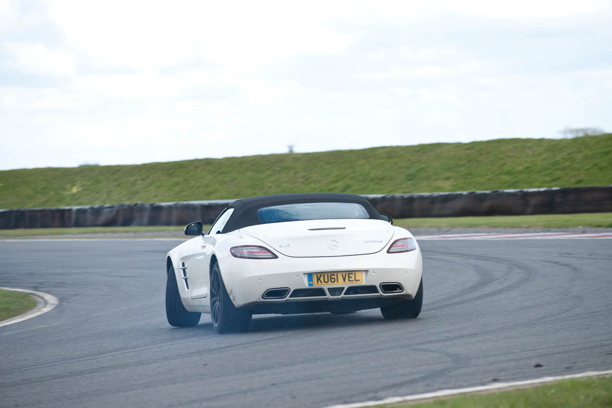 Mercedes-Benz SLS AMG Roadster on track