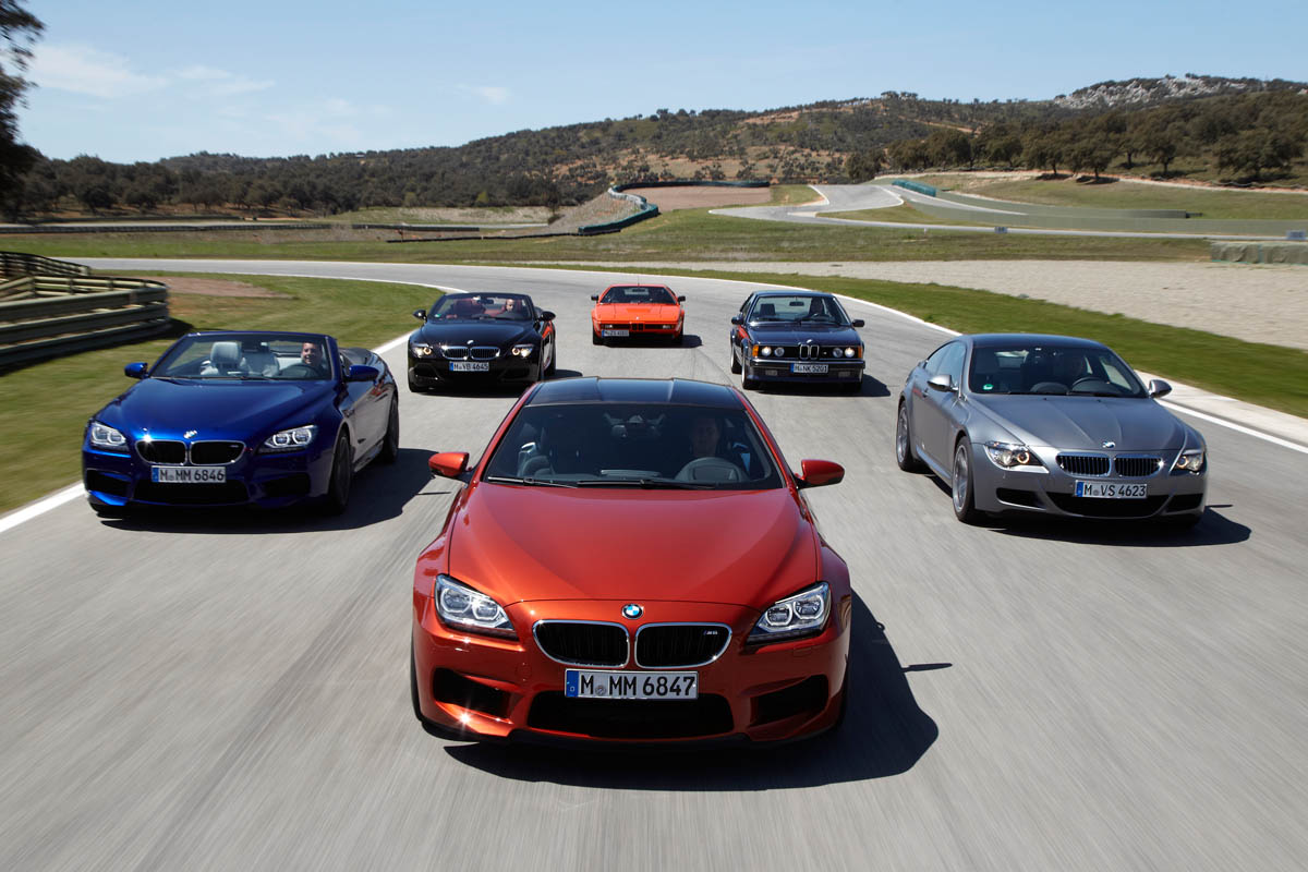 2012 BMW M6 Coupe with M Car ancestors
