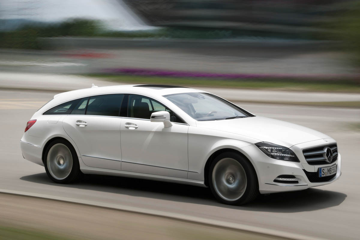 2012 Mercedes-Benz CLS Shooting Brake white