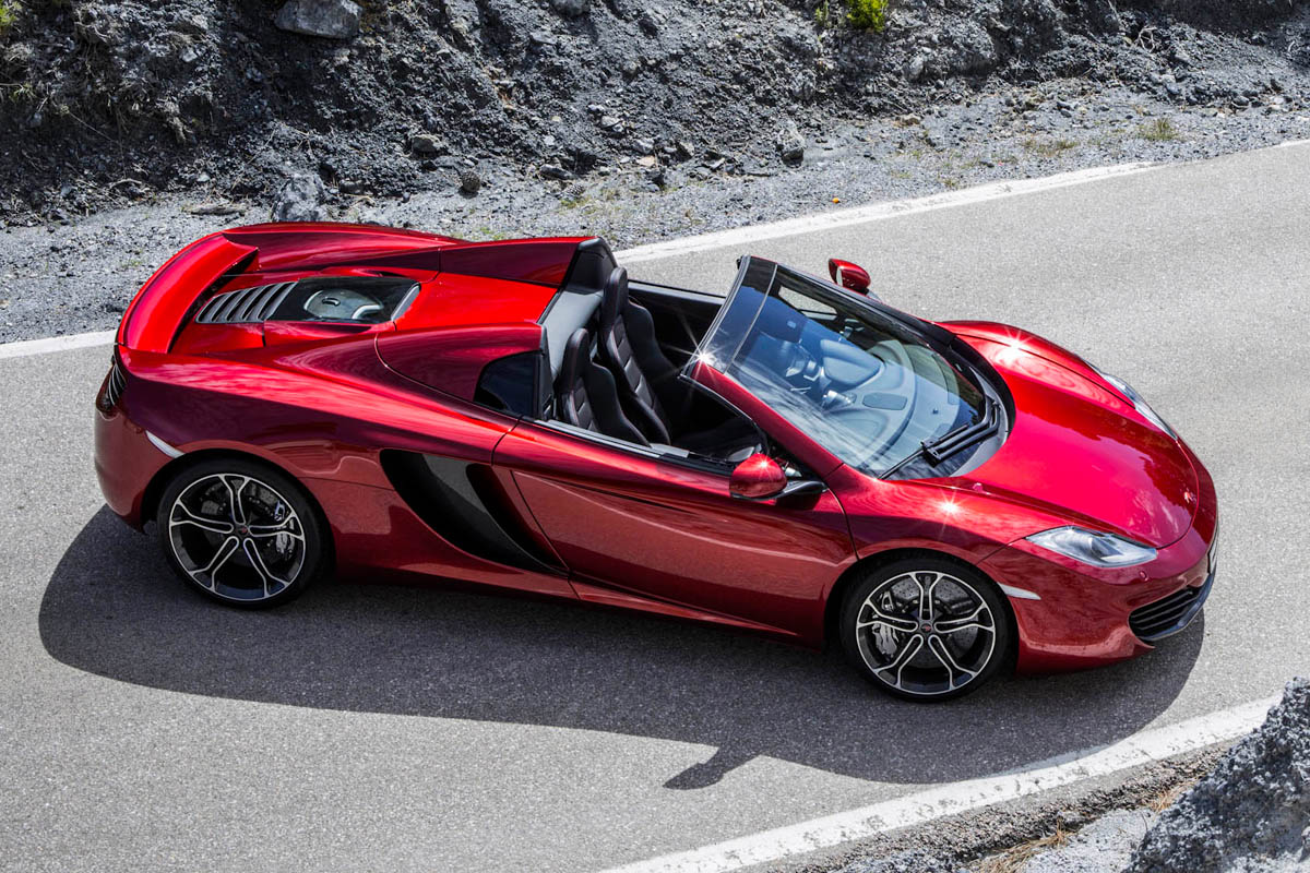 McLaren MP4-12C Spider volcano red