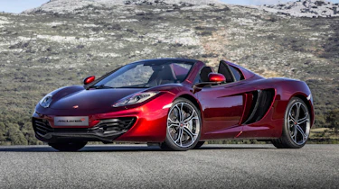 McLaren MP4-12C Spider volcano red static