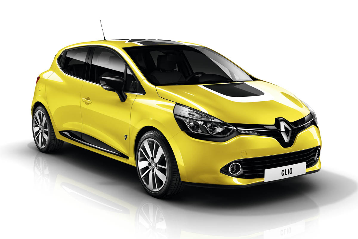 2012 Renault Clio yellow front