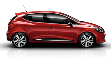 2012 Renault Clio red side profile