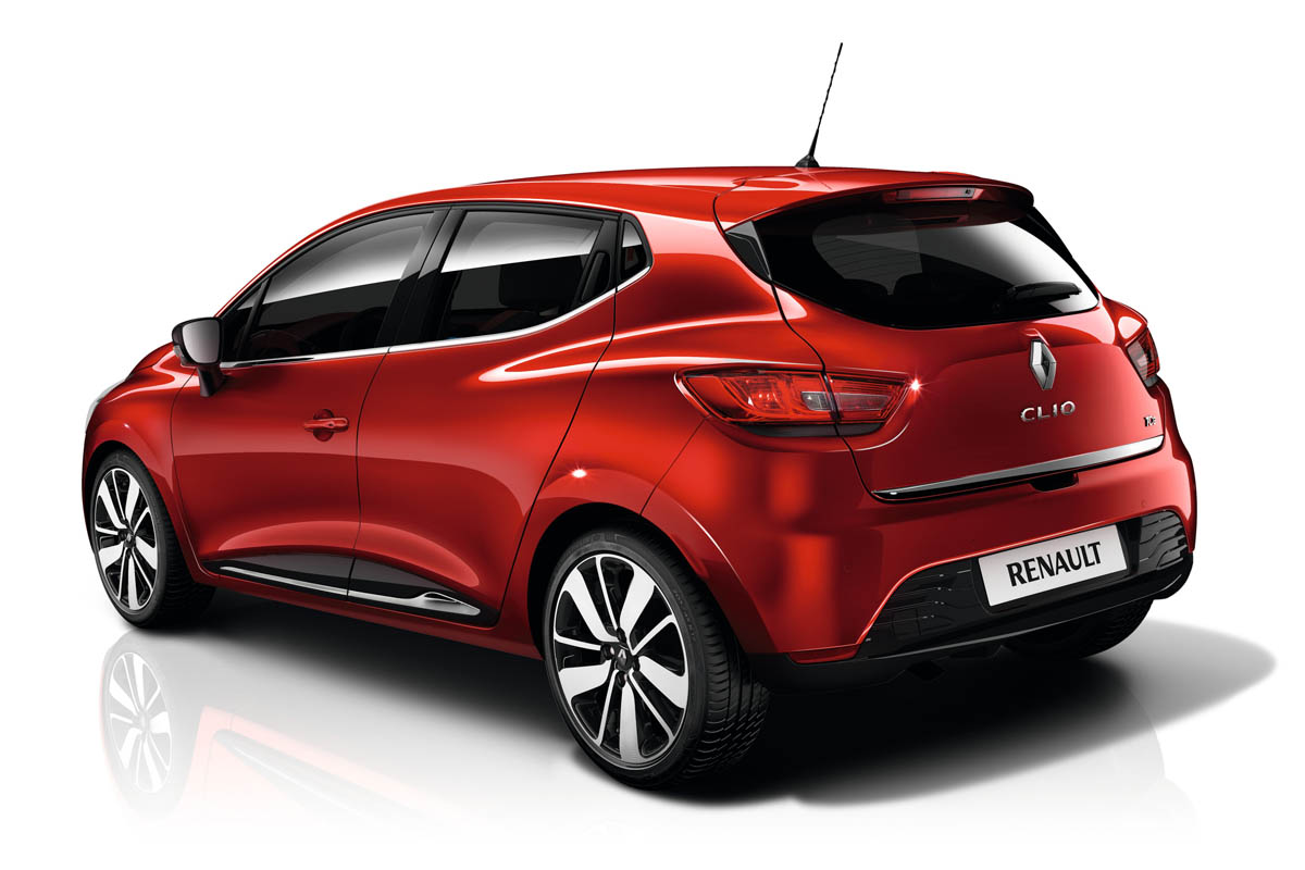 2012 Renault Clio red rear view