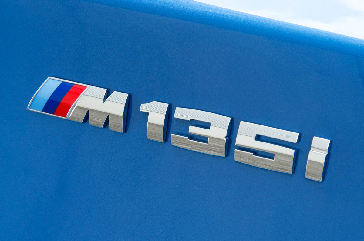 2012 BMW M135i badge