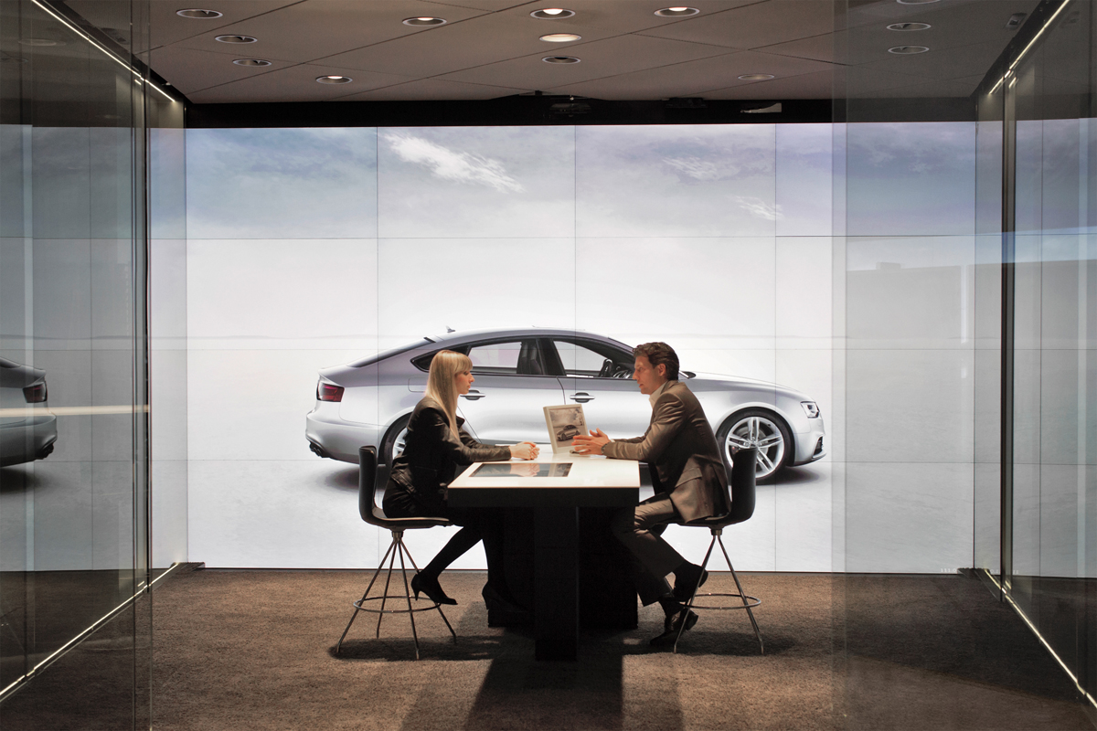 Audi's new digital showroom