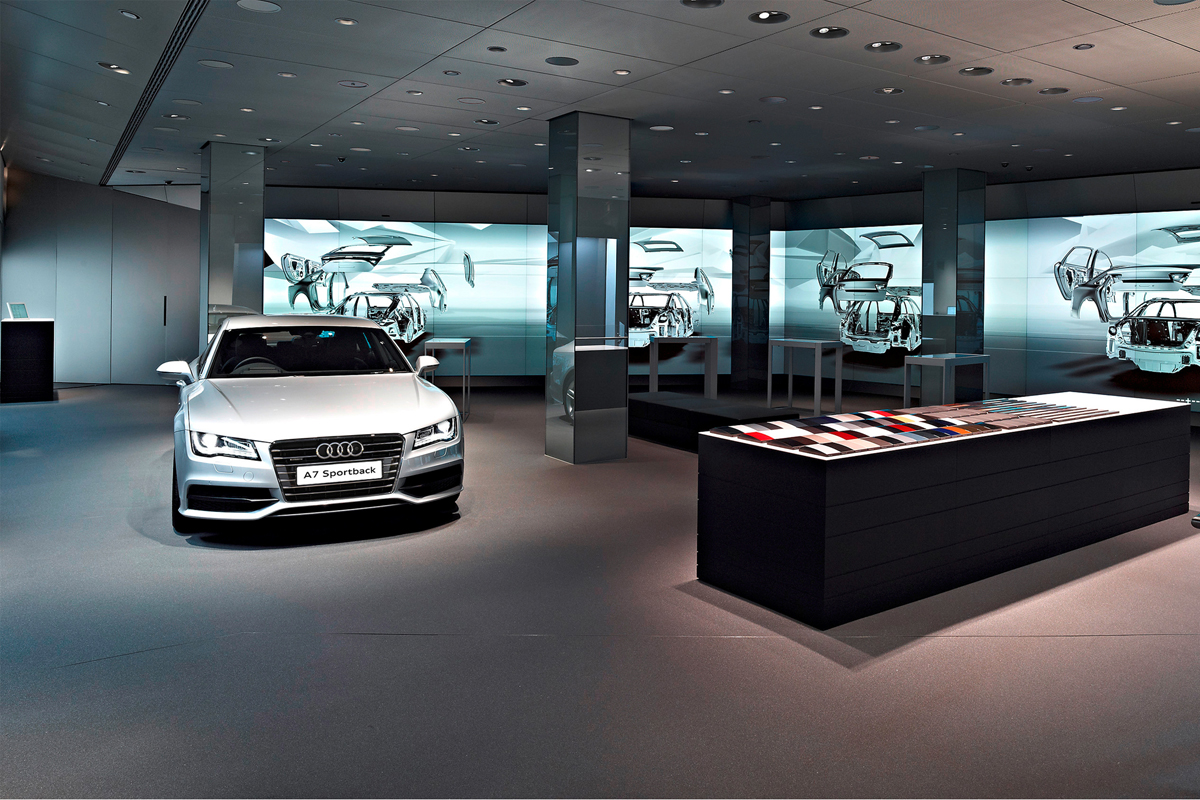 Audi's new digital showroom