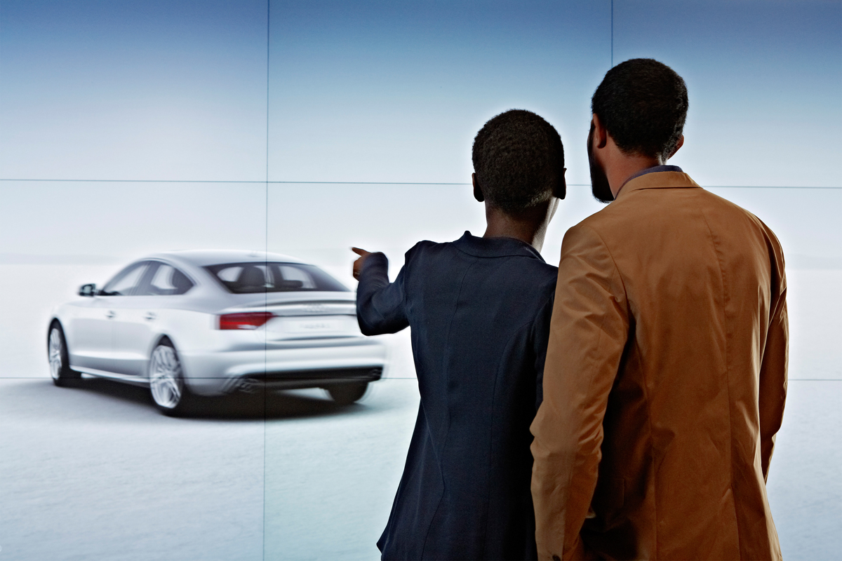 Audi's new digital showroom