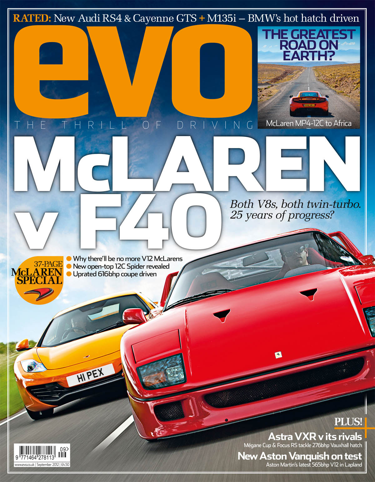 September 2012 issue of evo Magazine
