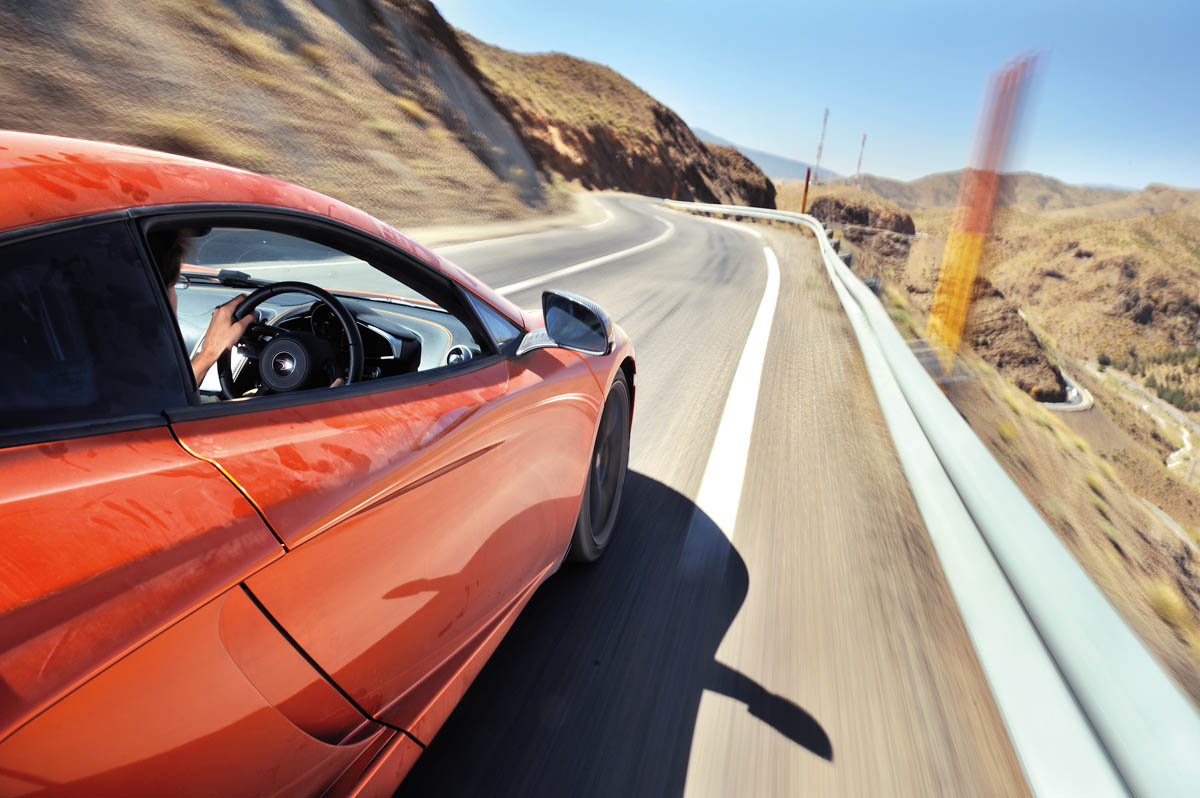 McLaren MP4-12C to Africa