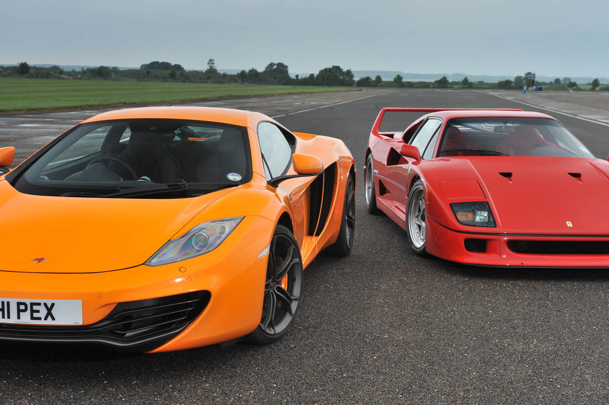 Ferrari F40 vs McLaren MP4-12C