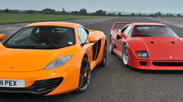 Ferrari F40 vs McLaren MP4-12C