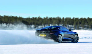 Aston Martin Vanquish winter testing