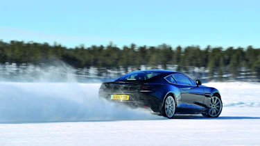 Aston Martin Vanquish winter testing