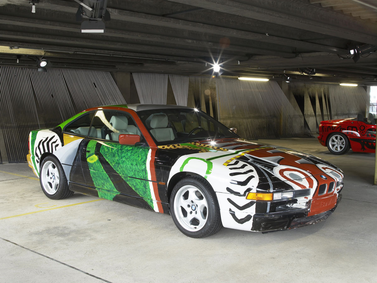 BMW 850 CSi by David Hockney