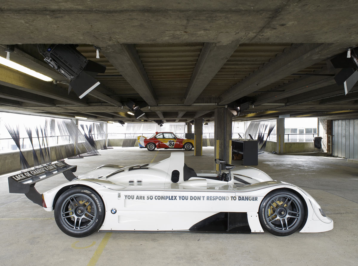BMW V12 LMR by Jenny Holzer