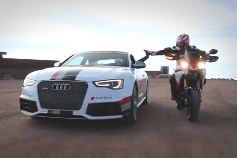 Audi and Ducati Pikes Peak video